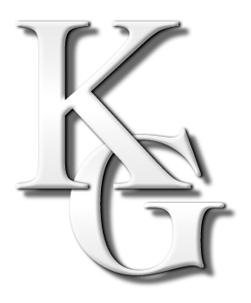 KG Logo White Large